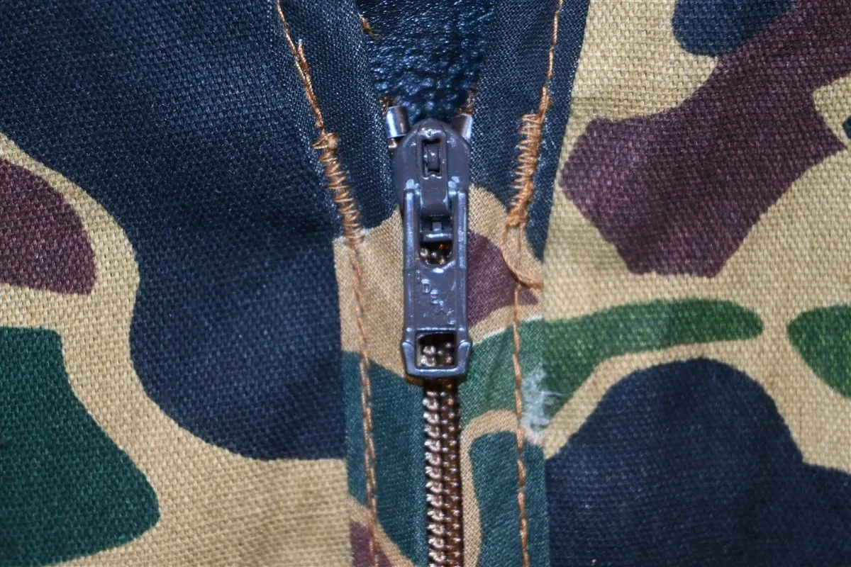 80s American Field Frog Camo Hunting Vest Large