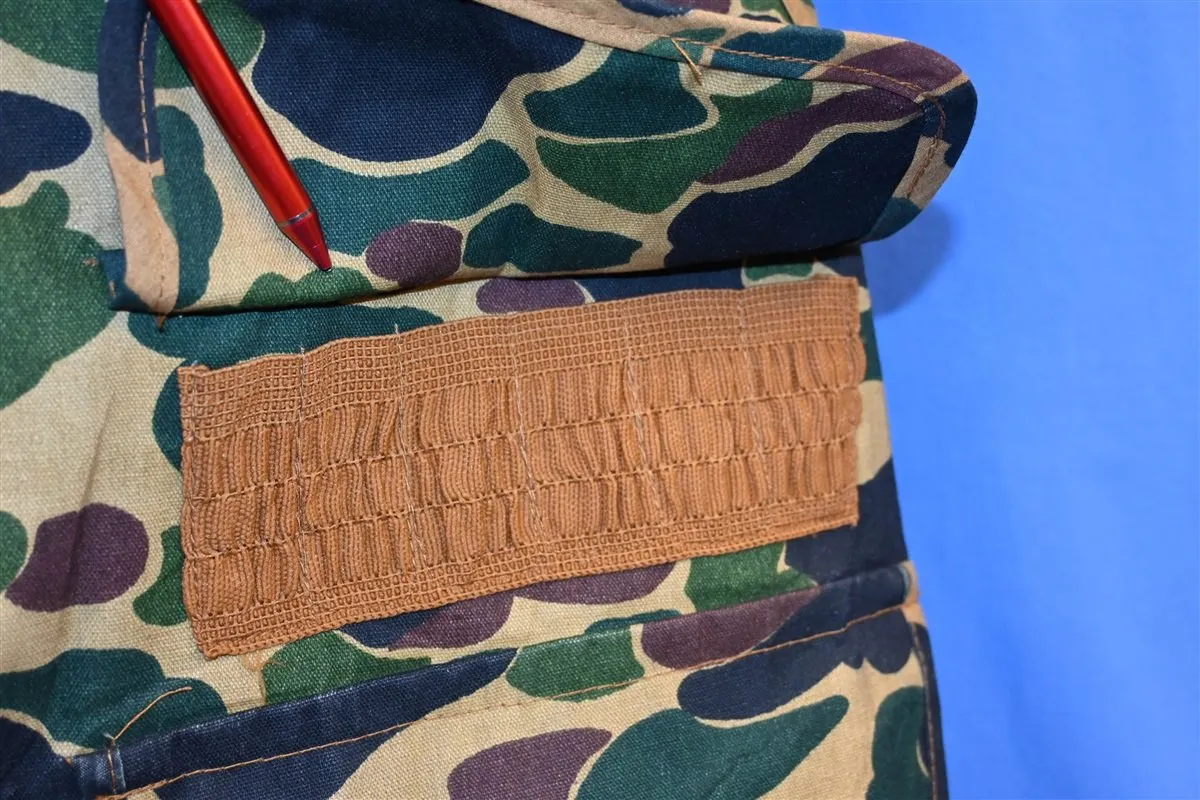 80s American Field Frog Camo Hunting Vest Large