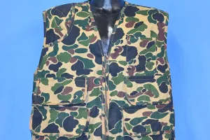 80s American Field Frog Camo Hunting Vest Large