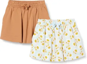 Amazon Essentials Girls' Patch Pocket Skort, Pack of 2