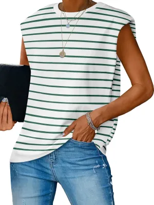 ANRABESS Women's Tank Tops Casual Sleeveless Oversized Loose Fit Summer Shirts Outfits
