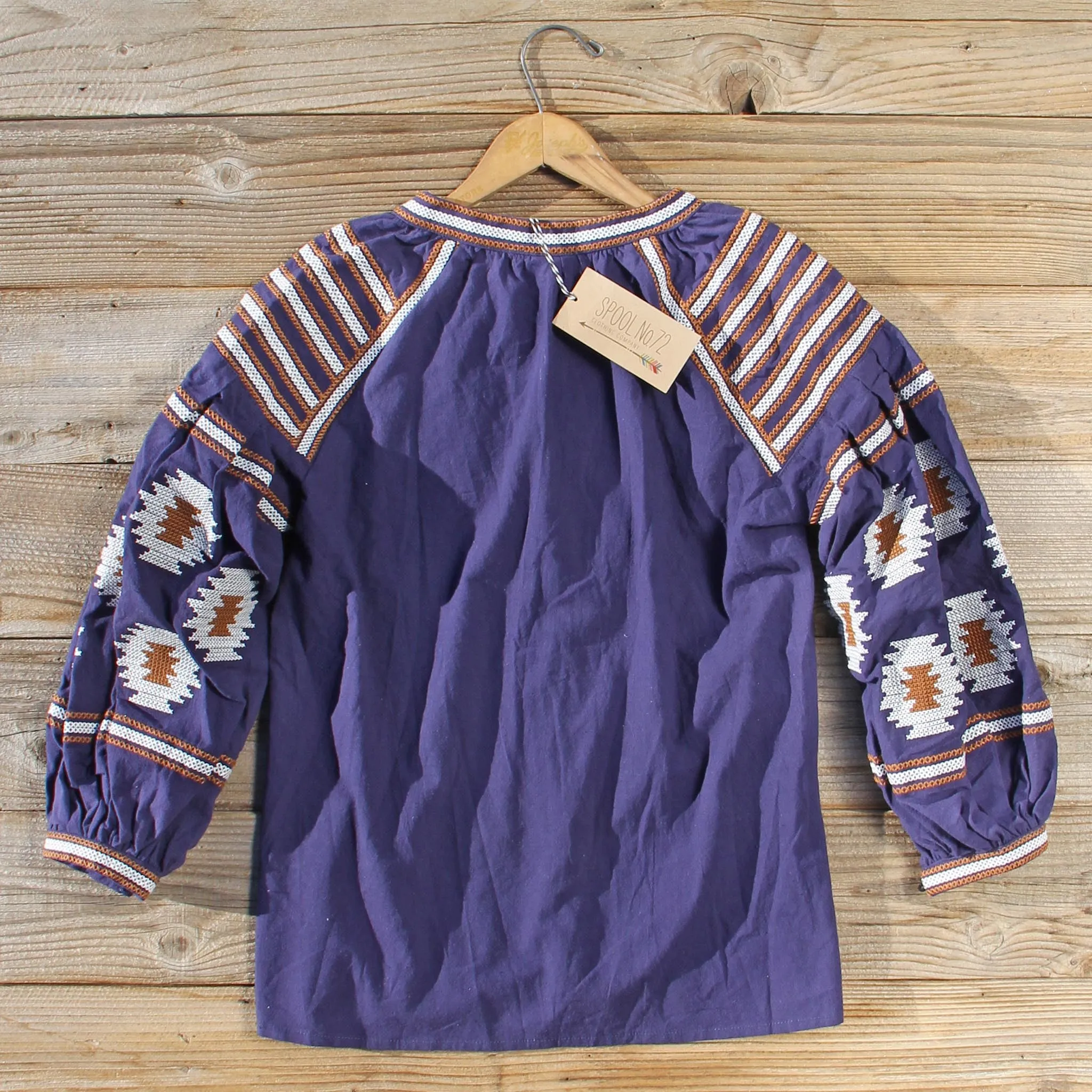 Arizona Sky Blouse in Navy