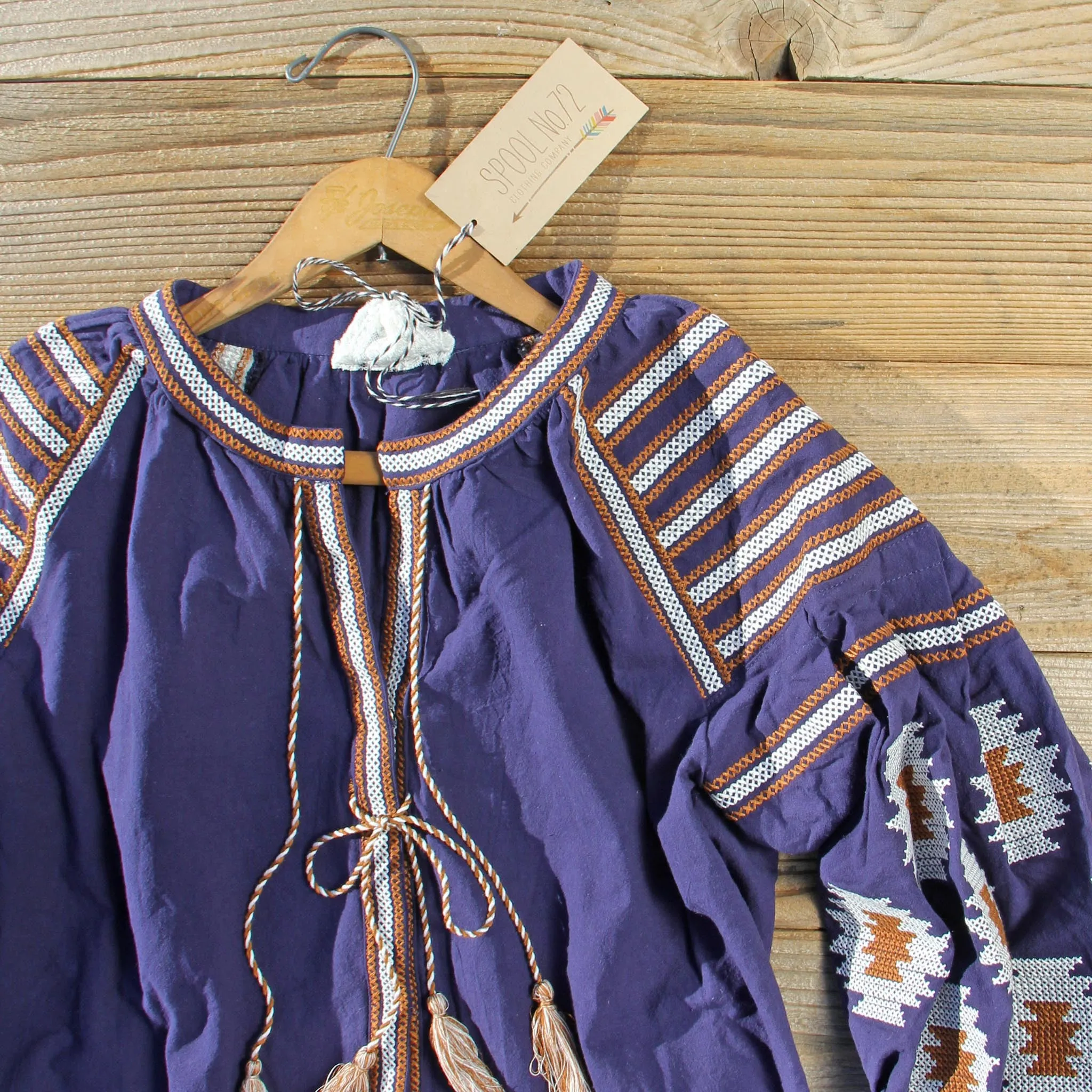Arizona Sky Blouse in Navy
