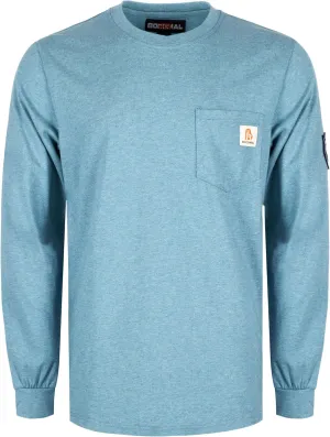 BOCOMAL FR Shirts Lightweight Classic Crew Long Sleeve Fire Resistant Shirt CAT2