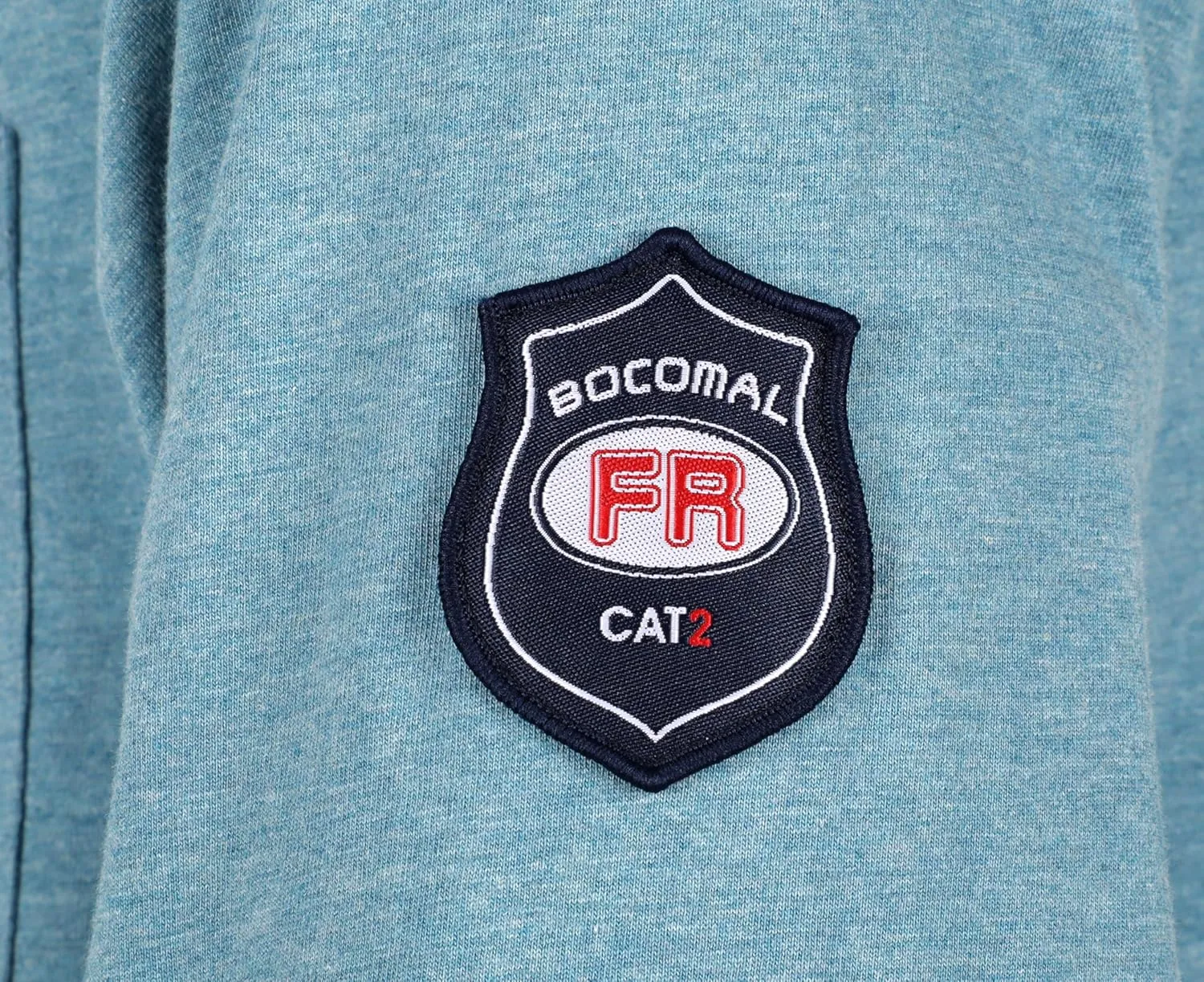 BOCOMAL FR Shirts Lightweight Classic Crew Long Sleeve Fire Resistant Shirt CAT2