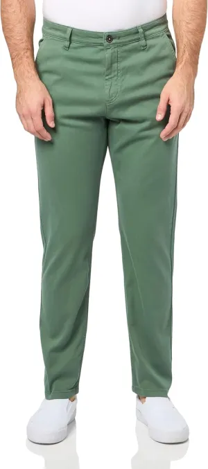 BOSS Techno Twill Tapered Chino Trousers,Spinach Green,3332