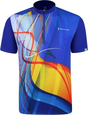 Bowling Jersey - Sublimation Shirts for Men, Quick Dry, S-6XL, Blue