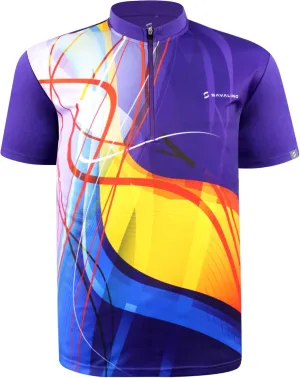 Bowling Jersey - Sublimation Shirts for Men, Quick Dry, S-6XL, Blue