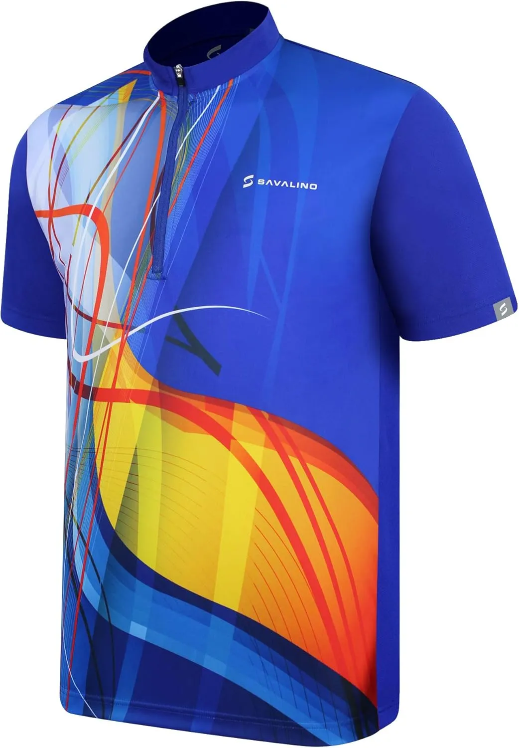 Bowling Jersey - Sublimation Shirts for Men, Quick Dry, S-6XL, Blue