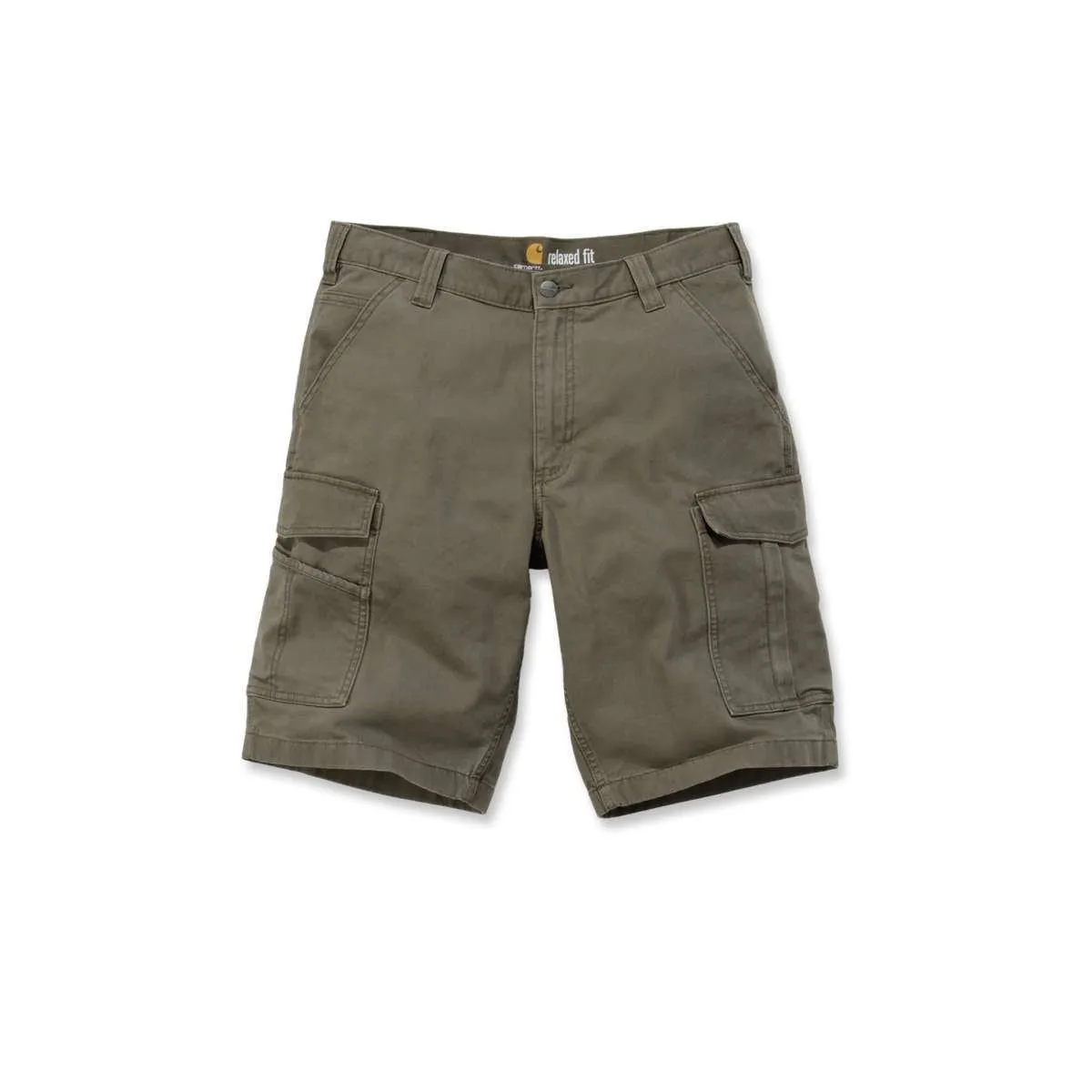 Carhartt Men's Rugged Flex Relaxed Fit Canvas Cargo Work Short Tarmac 103542-217