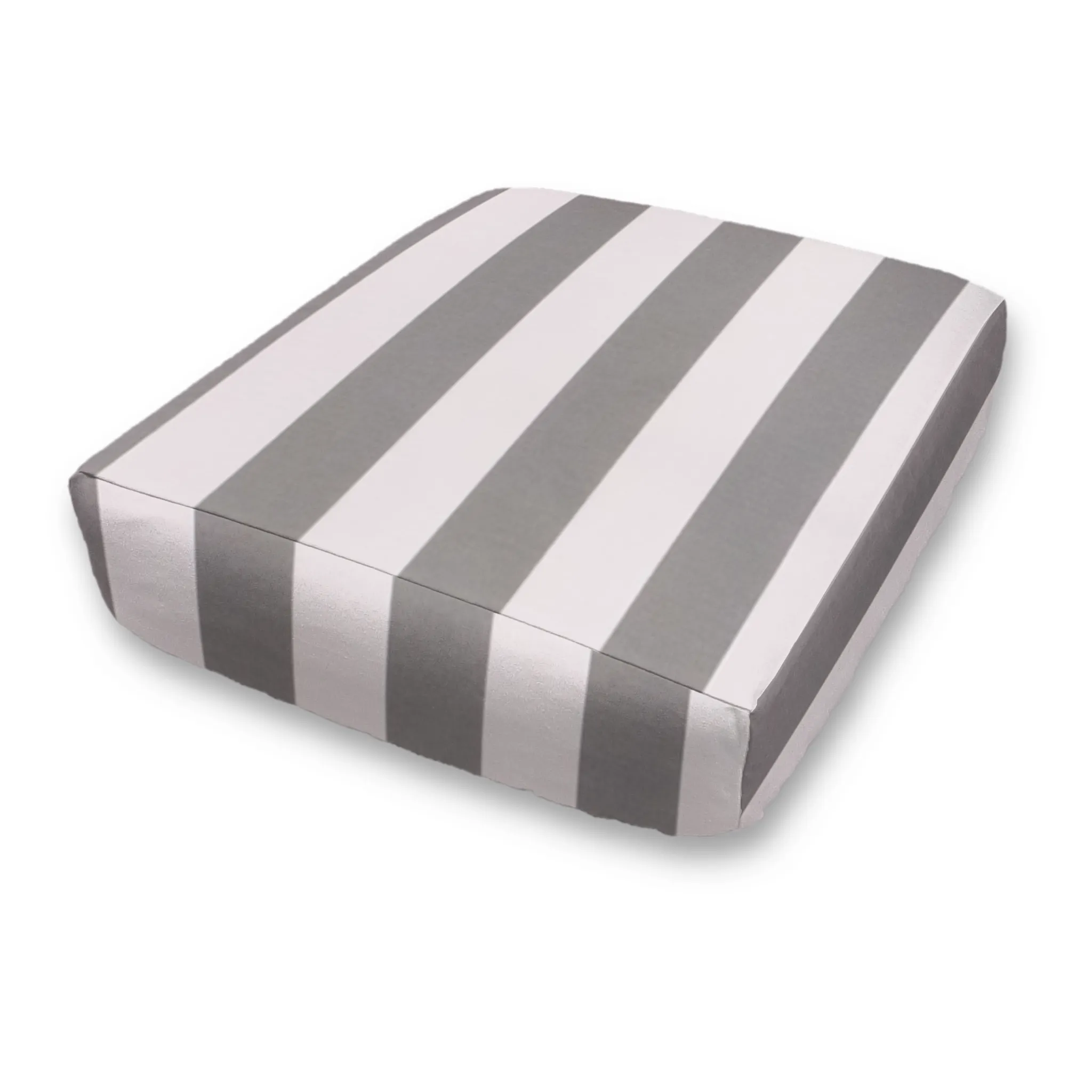 Custom Water Resistant Elastic Fitted & Protective Cushion Cover - Cabana Stripe