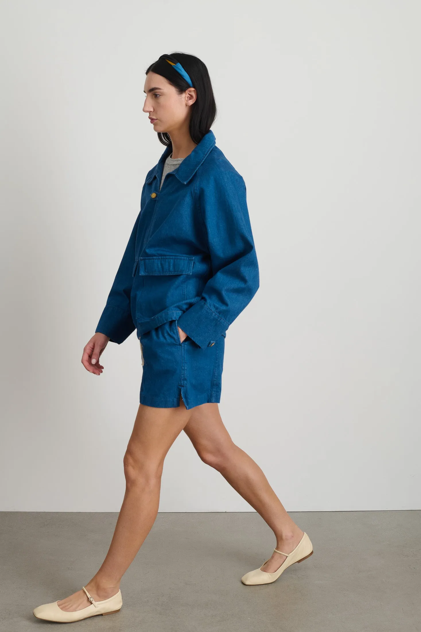 Davis Anorak Sky Blue Rinse