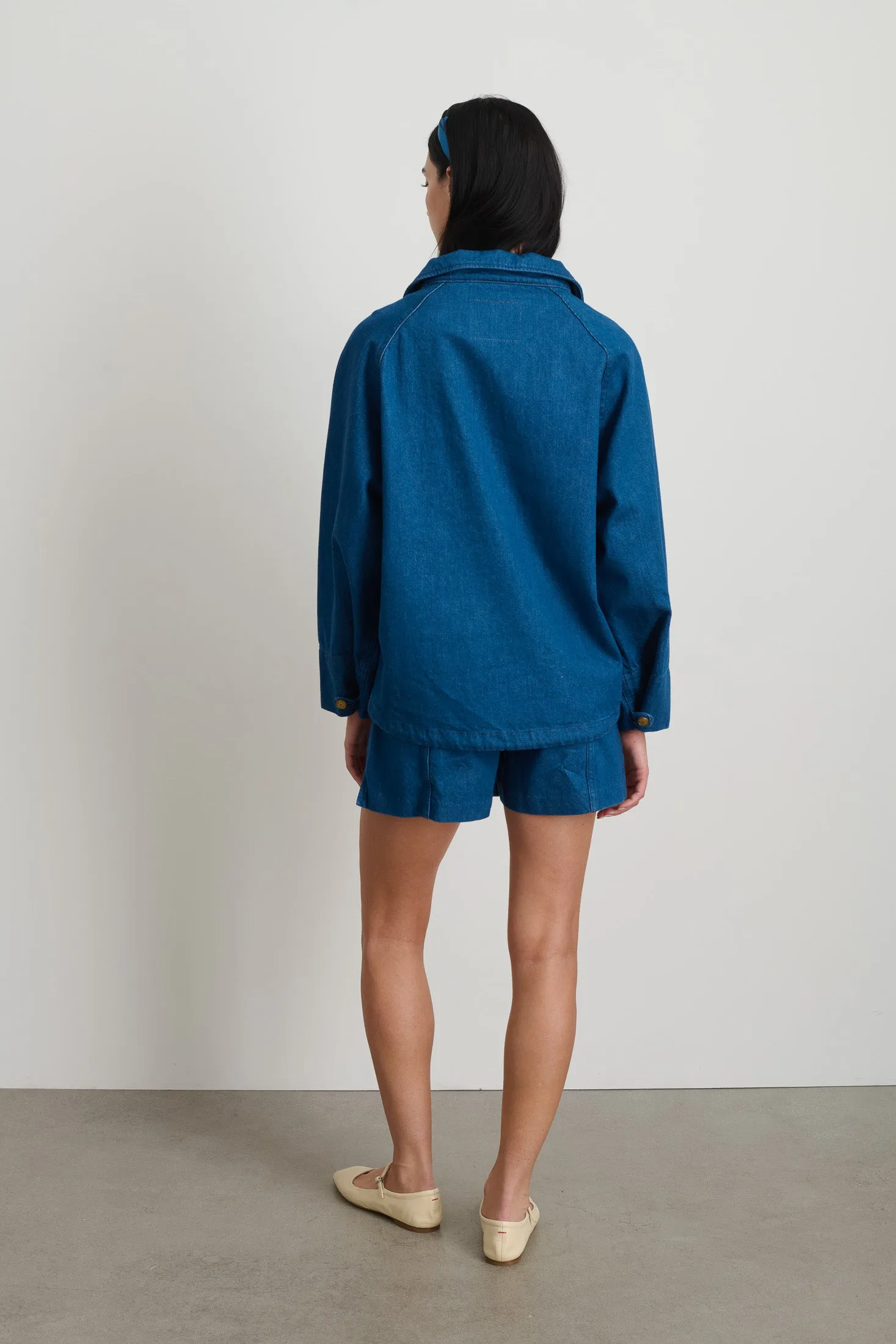 Davis Anorak Sky Blue Rinse