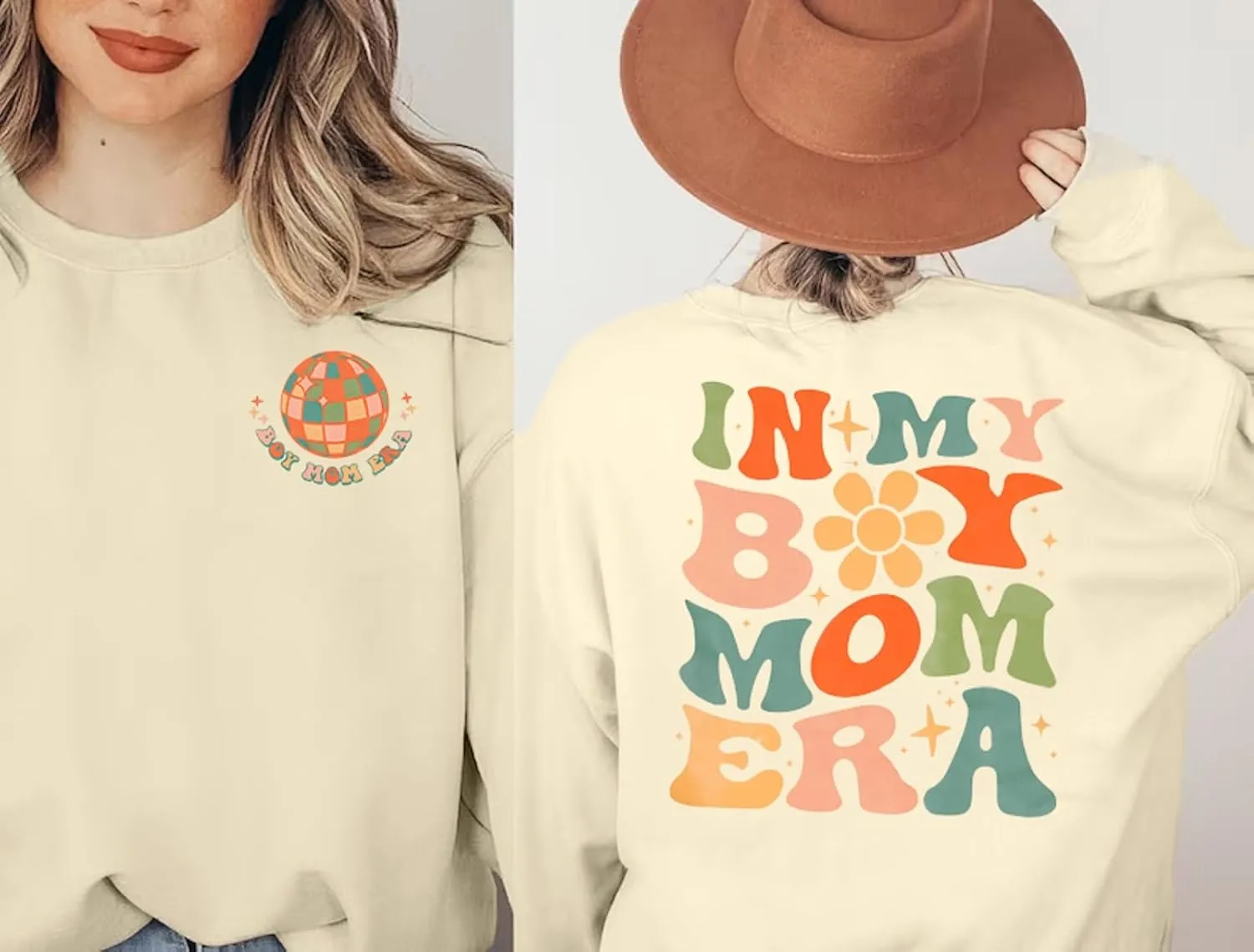 EGELEXY Mama Sweatshirt Boy Mom Shirts : Women Boy Mama Clothes Casual Mom Long Sleeve Pullover Tops