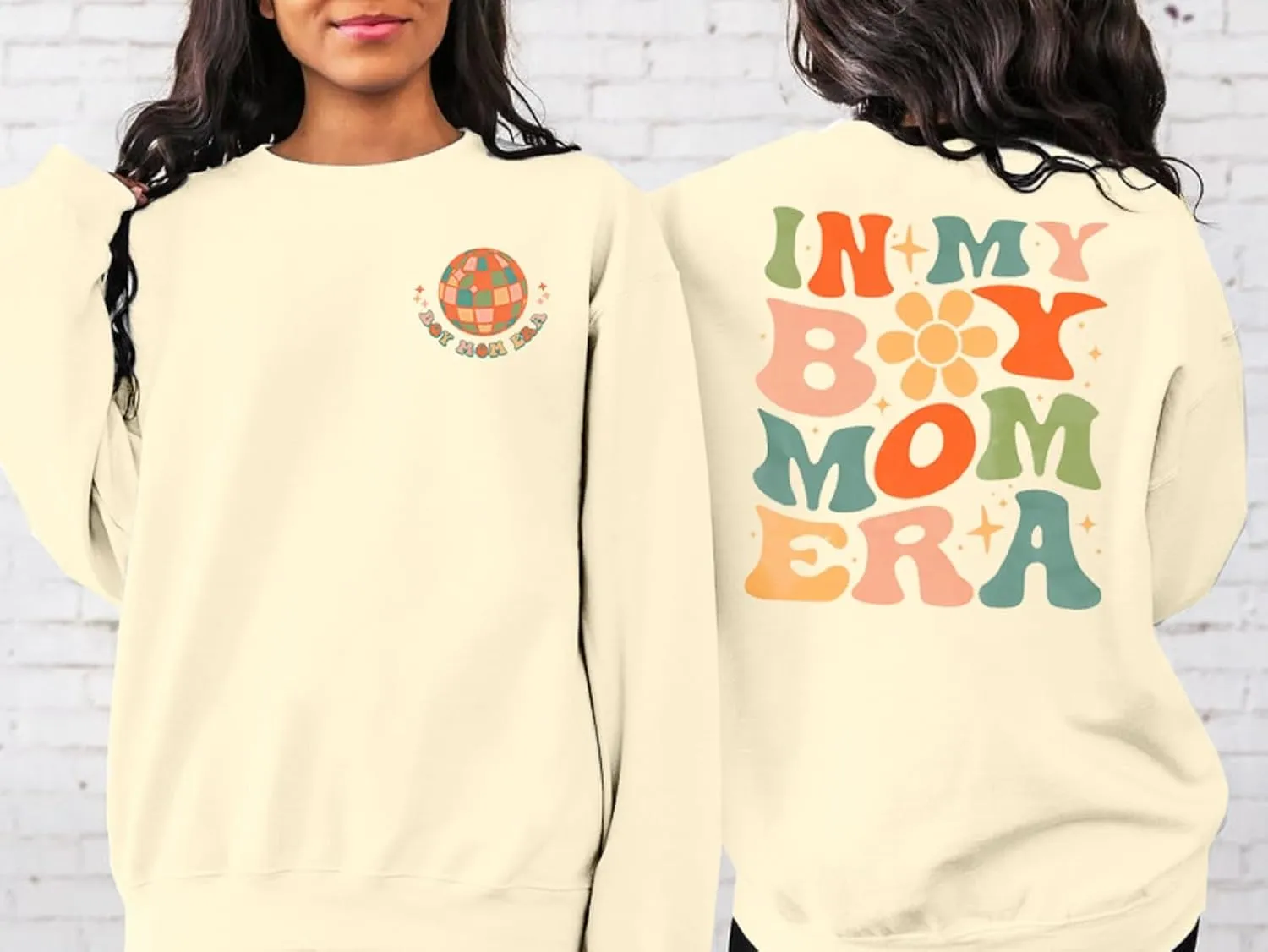 EGELEXY Mama Sweatshirt Boy Mom Shirts : Women Boy Mama Clothes Casual Mom Long Sleeve Pullover Tops