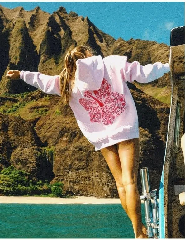 Graphic Hoodies Women Y2k Oversized Sweatshirt Long Sleeve Pullover Sweater Cute Hooded Preppy Top Aesthetic Shirts L/L