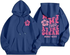 Graphic Hoodies Women Y2k Oversized Sweatshirt Long Sleeve Pullover Sweater Cute Hooded Preppy Top Aesthetic Shirts L/L