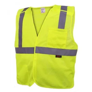 GSS STANDARD CLASS 2 FIVE POINT BREAKAWAY VEST 1801 LIME
