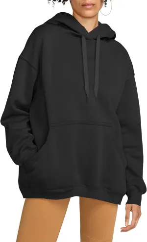Hat and Beyond Womens Oversized Heavyweight Pullover Hoodie Fleece Essentials Sweatshirt XS-5XL