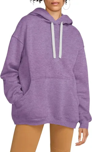 Hat and Beyond Womens Oversized Heavyweight Pullover Hoodie Fleece Essentials Sweatshirt XS-5XL