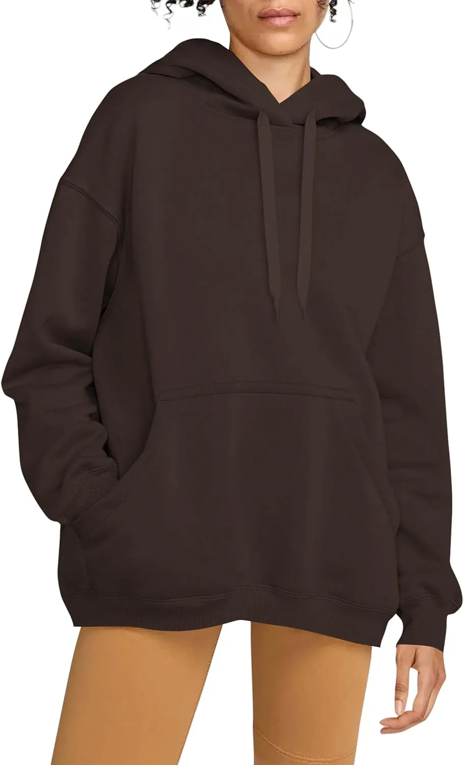 Hat and Beyond Womens Oversized Heavyweight Pullover Hoodie Fleece Essentials Sweatshirt XS-5XL