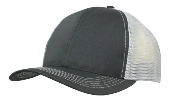 Headwear Mesh Back Breathable Poly Twill Cap (3819)
