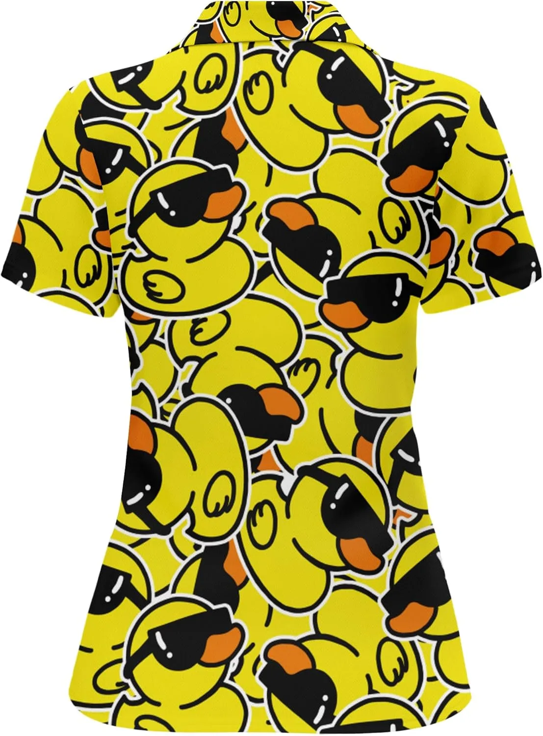 HIVICHI Womens Golf Shirt Hawaiian Funny Crazy Polo Shirts for Women