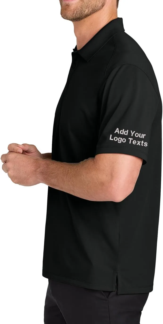 INK STITCH Men K240 Custom Embroidery Add Logo Texts Wearever Performance Pique Polo Shirts