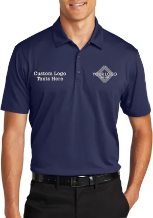 INK STITCH Men K398 Custom Embroidery Add Logo Texts Staff Performance Polo Shirts