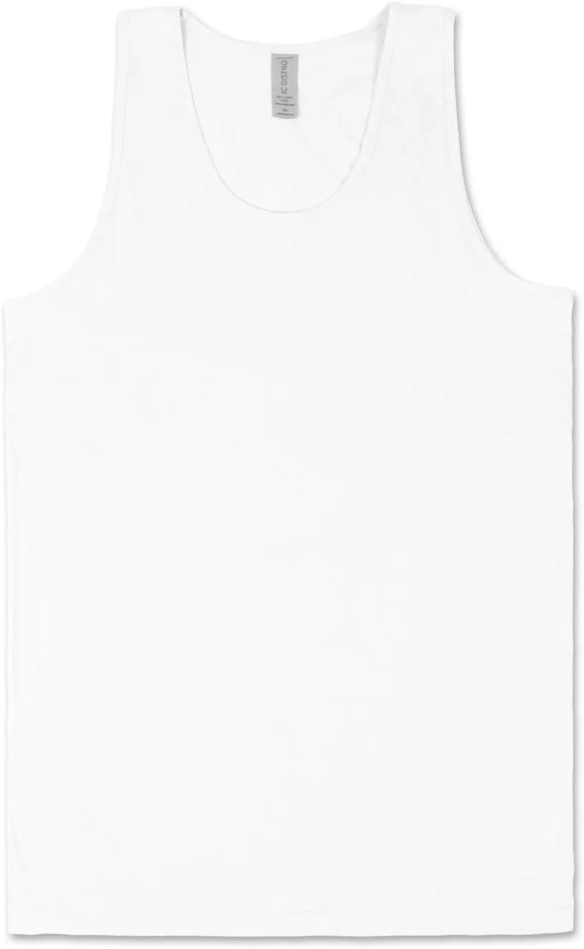 JC DISTRO Mens Hipster Hip Hop Basic Tank Top Soft Premium Cotton Jersey Shirts, Small - 3XL Available