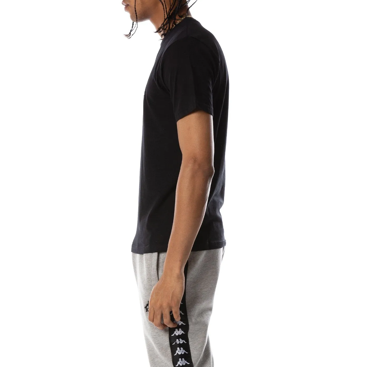 Kappa-Dris Reflective Tee-Black/Yellow Reflective-3113L7W