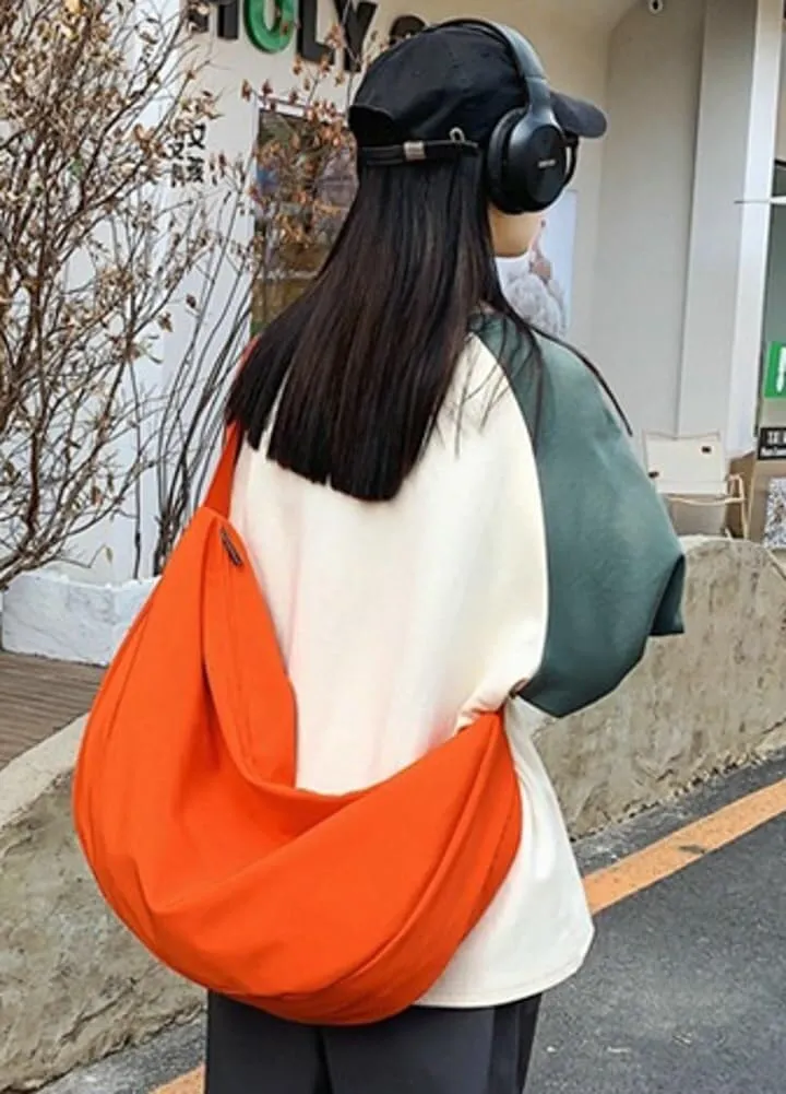 Large Canvas Tote Hobo Shoulder & Crossbody Centered Top-Handle Handbag with Pockets for Women's Work Style