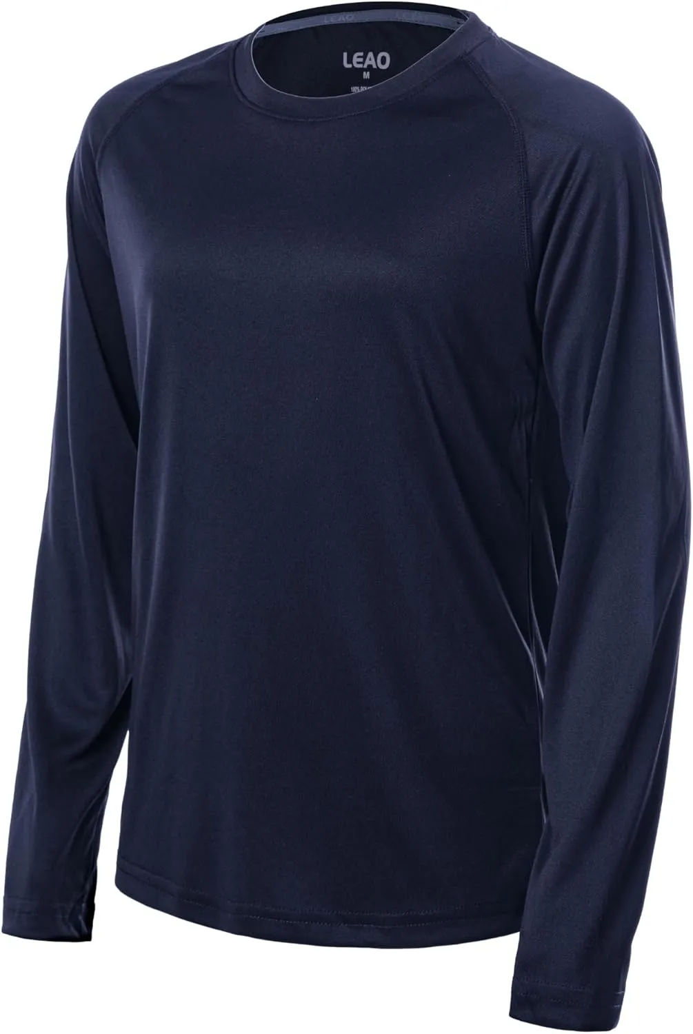 LEAO Boys UPF 50  Long Sleeve Sport Rash Guard Swim Shirt Quick Dry Swimsuit Youth SPF Outdoor Fishing Hiking Sun Shirts
