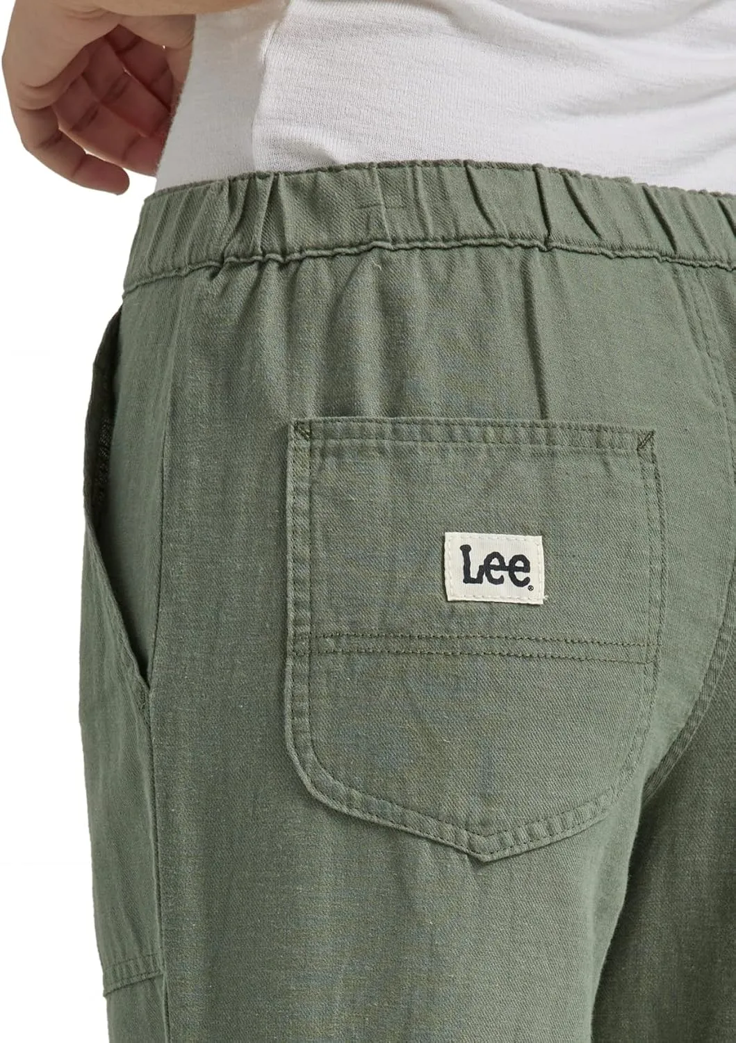 Lee Women's Ultra Lux Mid Rise Pull-On Crop Capri Pant
