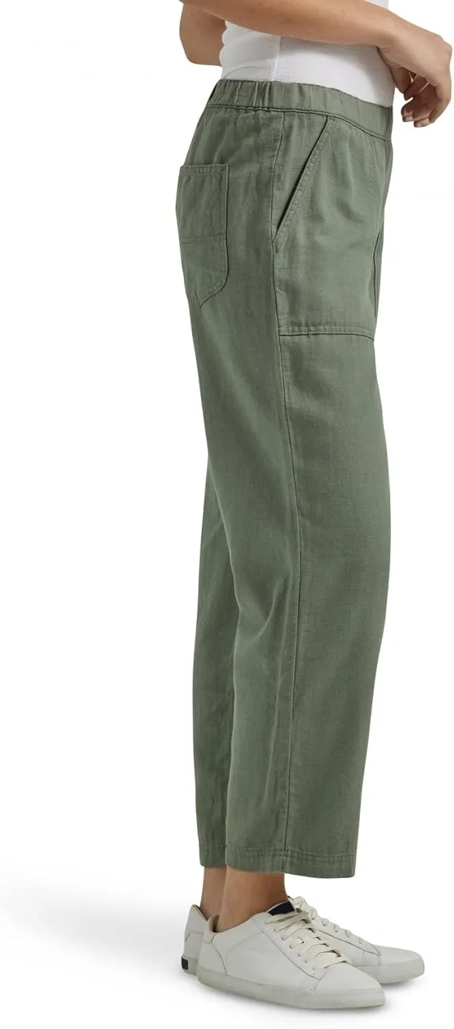 Lee Women's Ultra Lux Mid Rise Pull-On Crop Capri Pant