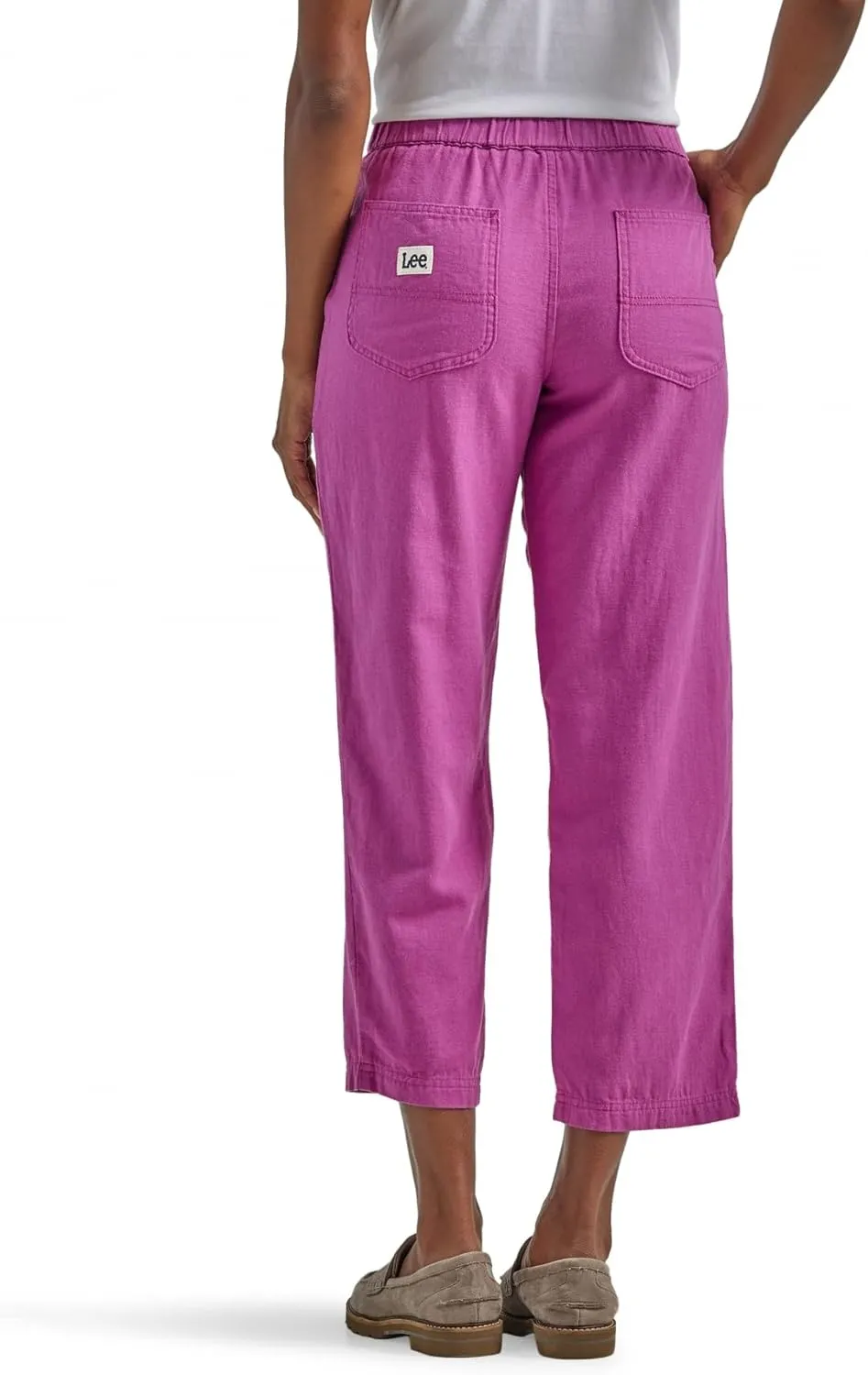 Lee Women's Ultra Lux Mid Rise Pull-On Crop Capri Pant