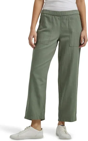 Lee Women's Ultra Lux Mid Rise Pull-On Crop Capri Pant