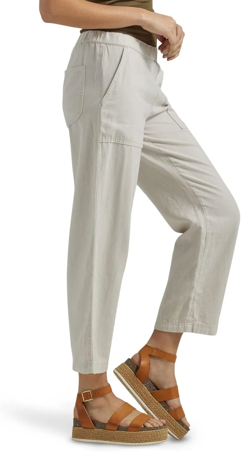 Lee Women's Ultra Lux Mid Rise Pull-On Crop Capri Pant