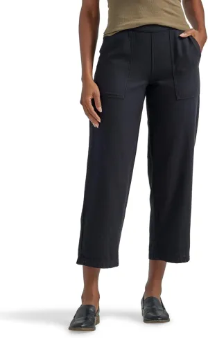 Lee Women's Ultra Lux Mid Rise Pull-On Crop Capri Pant