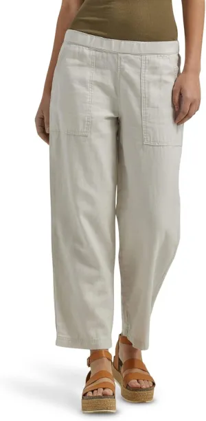 Lee Women's Ultra Lux Mid Rise Pull-On Crop Capri Pant