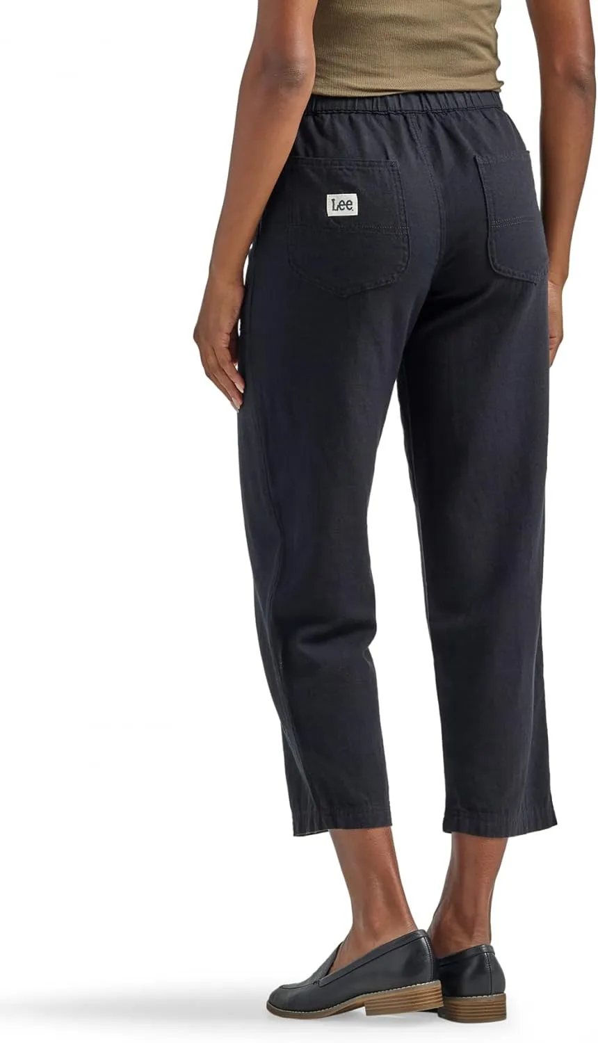 Lee Women's Ultra Lux Mid Rise Pull-On Crop Capri Pant