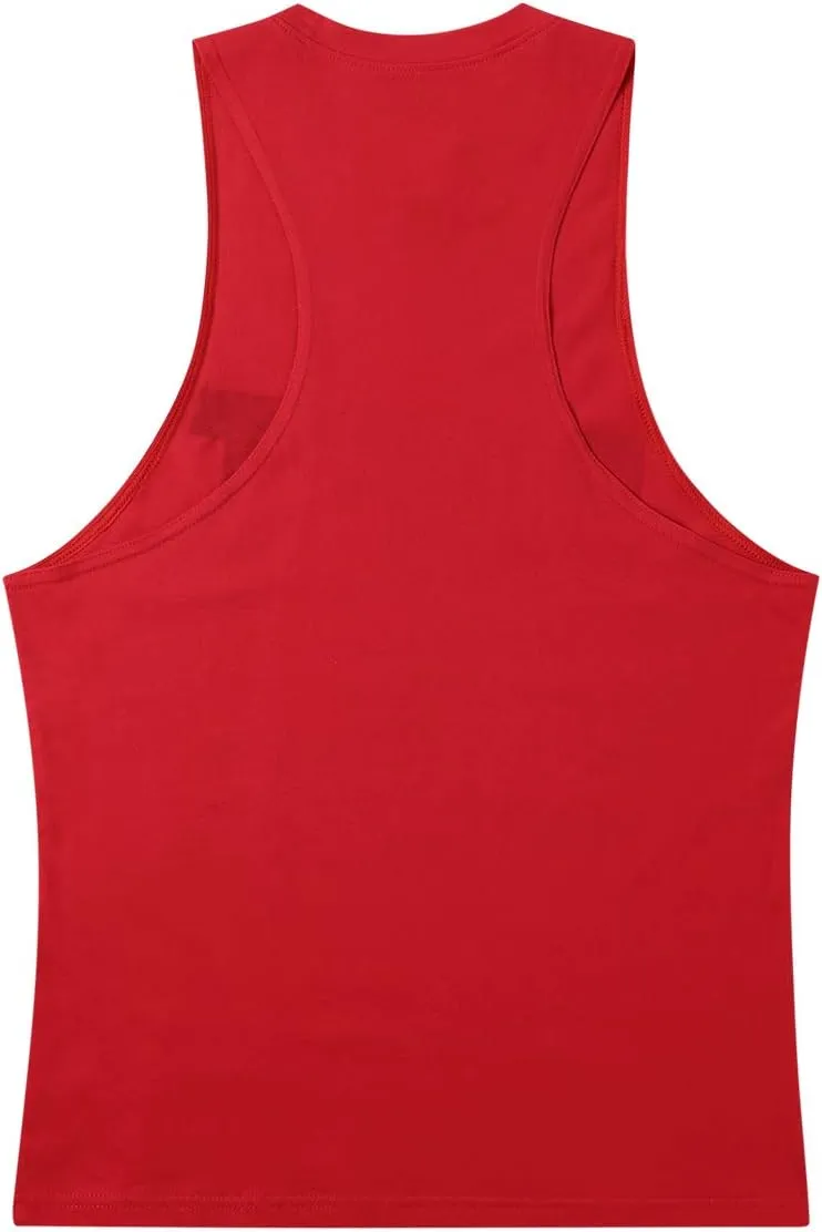 Lift Men's Bodybuilding Gym Tank Tops Workout Stringer Sleeveless Shirts Vest Cotton