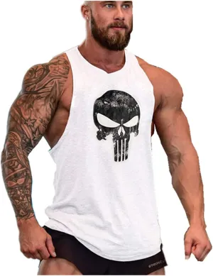 Lift Men's Bodybuilding Gym Tank Tops Workout Stringer Sleeveless Shirts Vest Cotton