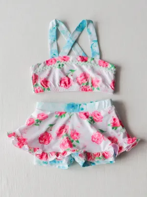Marlow Tankini - Raspberry Roses