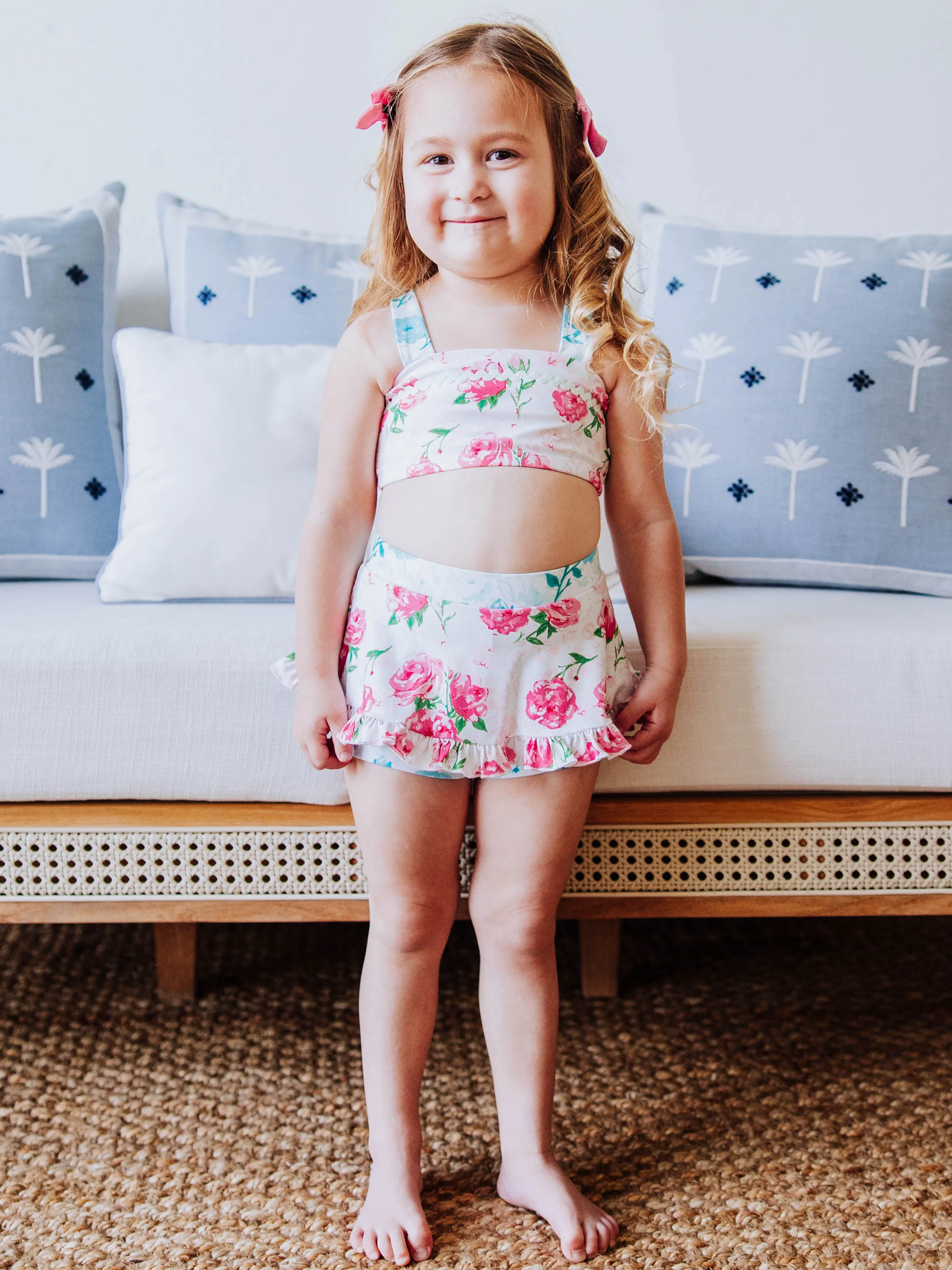 Marlow Tankini - Raspberry Roses