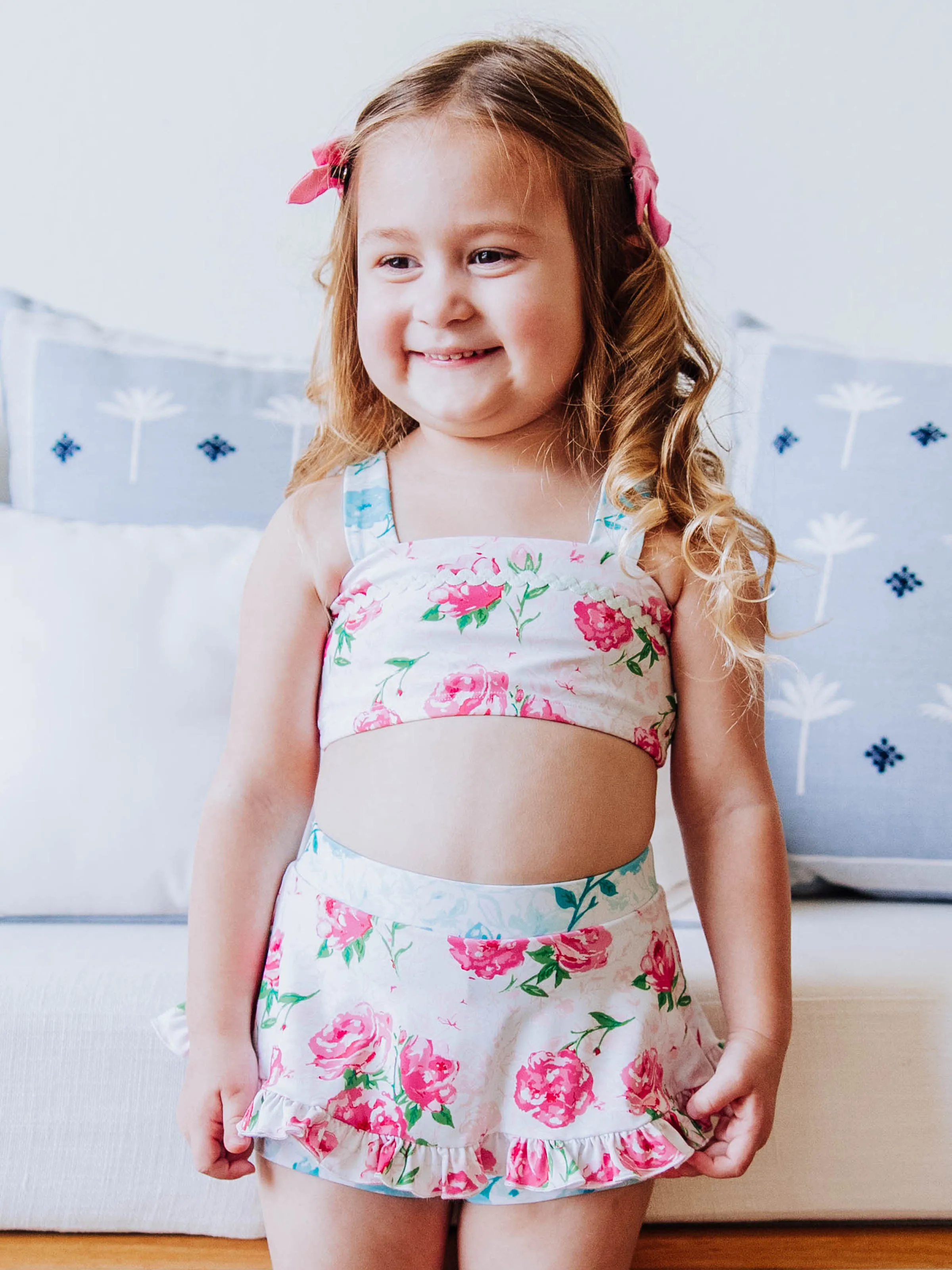 Marlow Tankini - Raspberry Roses