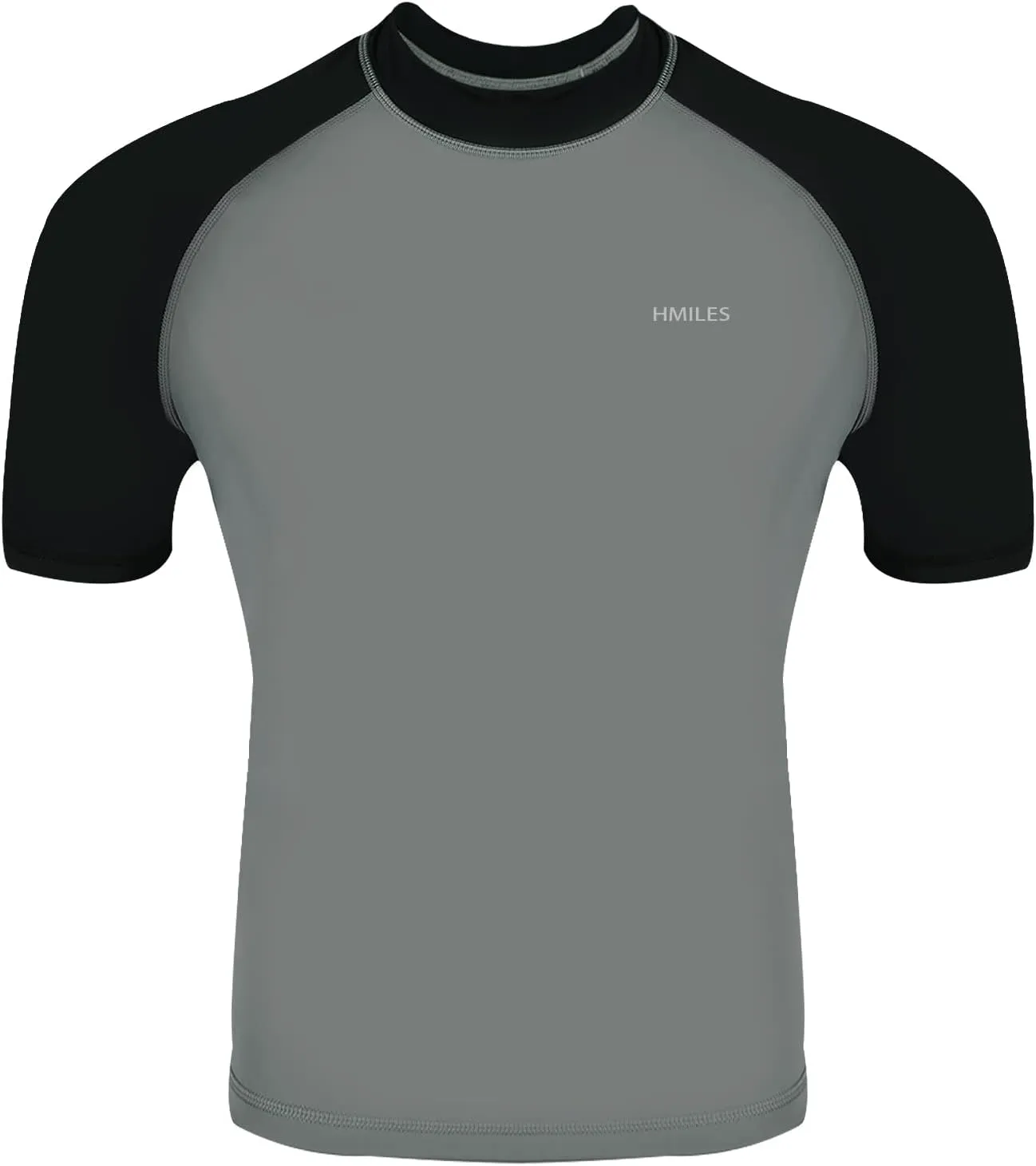 Men's Diving Rash Guard Swim Shirt Loose Fit Athletic Undershirt Quick Dry Surfing Tops UPF 50 