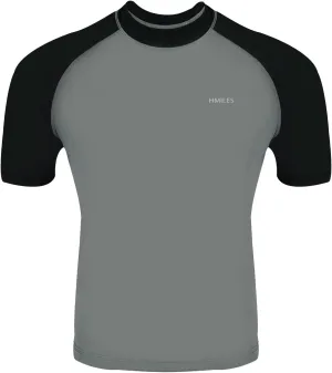 Men's Diving Rash Guard Swim Shirt Loose Fit Athletic Undershirt Quick Dry Surfing Tops UPF 50 