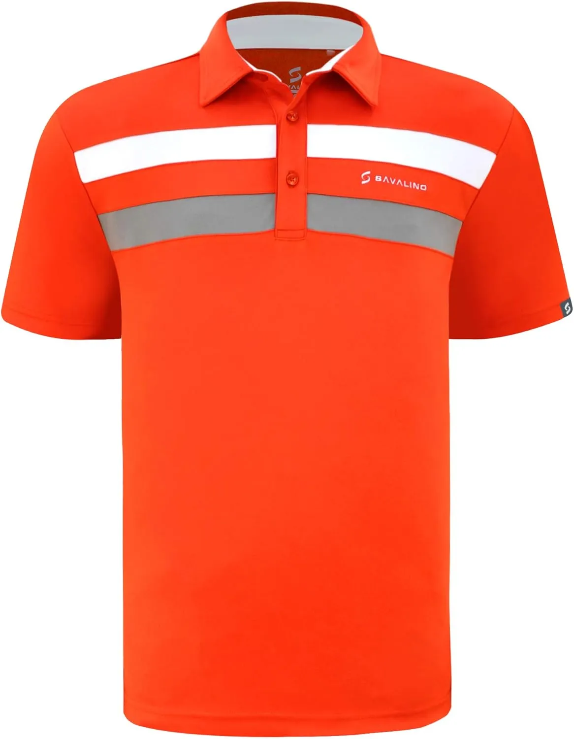 Men's Polo Shirts Material Wicks Sweat & Dries Fast, Size S-5XL