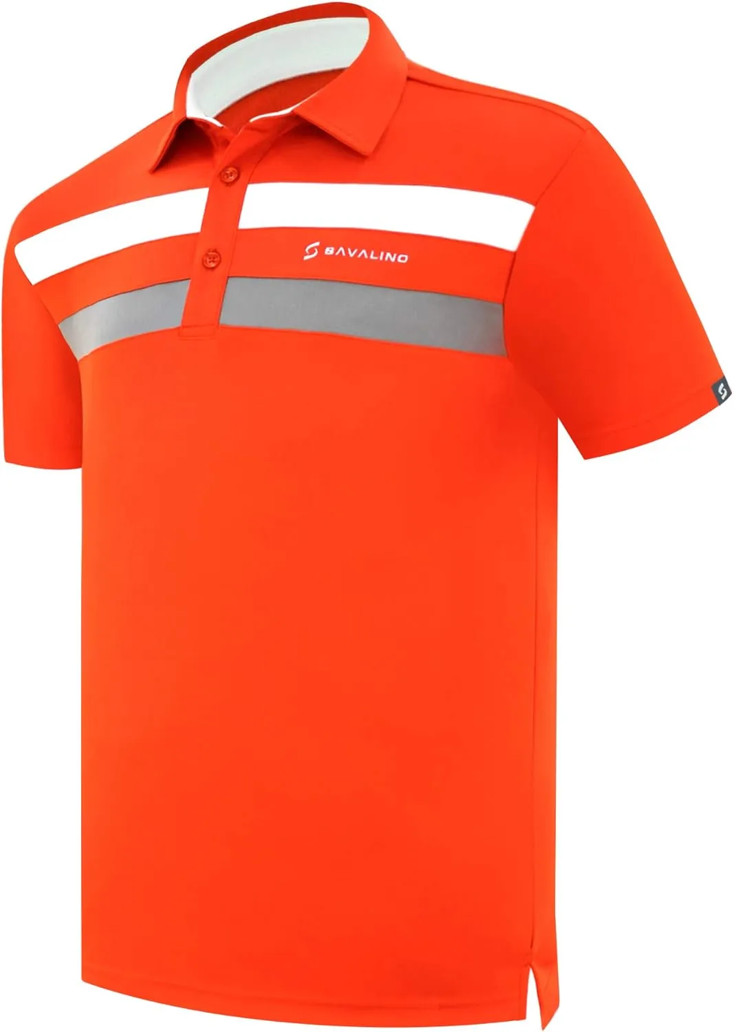 Men's Polo Shirts Material Wicks Sweat & Dries Fast, Size S-5XL